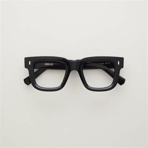 Plender: Rectangular acetate glasses .